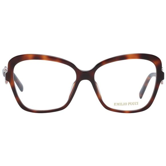 Emilio Pucci Brown Plastic Glasses Women\'s (Frames)